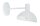 Petite applique blanche Métal Liseuse E14 L:18 cm