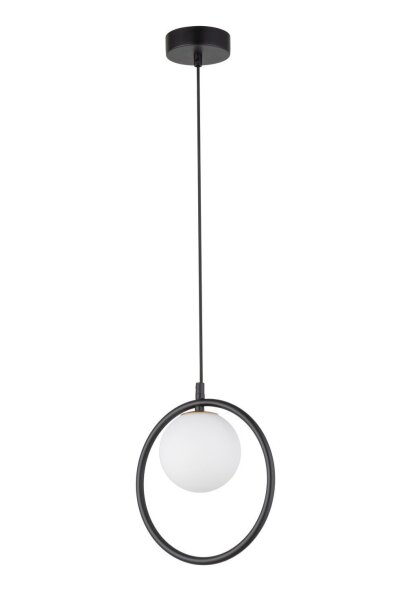 Blendarme Lampe à suspendre Noir Métal Boule Ø12 cm G9
