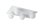 Deckenlampe Wei&szlig; Metall Glas wohnlich G9 L:62 cm Modern