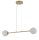 Suspension allong&eacute;e or verre sph&egrave;re G9 jusqu&agrave; 0,6 m