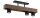 Plafonnier en bois M&eacute;tal Noir Moderne GU10 confortable