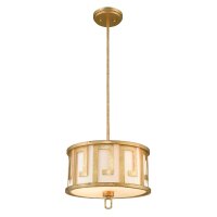 Plafonnier AIROSO or &agrave; raccourcir Design vintage