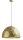 Runde Pendelleuchte Gold Metall stylisch E27 &Oslash;50 cm