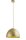 Runde H&auml;ngelampe Gold Metall &Oslash;35 cm E27 bis 0,9 m