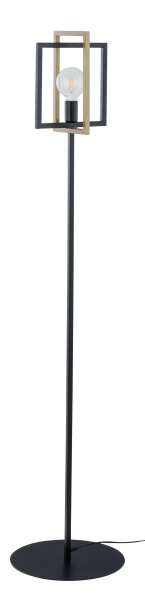 Große Stehlampe Schwarz Metall 161 cm E27 stylisch