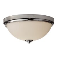 Deckenlampe Badezimmer IP44 rund Ø 33,5 cm Chrom...