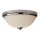 Deckenlampe Badezimmer IP44 rund &Oslash; 33,5 cm Chrom Wei&szlig;