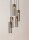 Lampe à suspendre noire or métal grille GU10 décorative