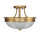 Deckenleuchte ALVER Ø32cm in Messing Design Lampe