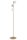 Moderne Stehlampe Gold Metall Glas Kugel G9 160 cm hoch