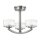 Plafonnier LOU 3xE27 Nickel Lampe Salon