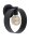 Applique en m&eacute;tal noir Ring Design E27 H:29 cm