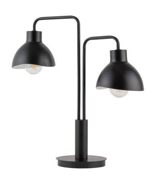 Lampe de table Lire en métal E27 2 flammes 48 cm décoratif