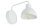 Petite applique Blanc Métal décoratif E27 L:14,5 cm