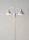 Lampadaire 2 flammes Blanc Métal Lire E27 162 cm de haut