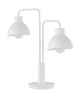 Petite lampe de table Blanc M&eacute;tal E27 48 cm Moderne