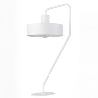 Lampe de chevet rétro Blanc Métal Lecture...