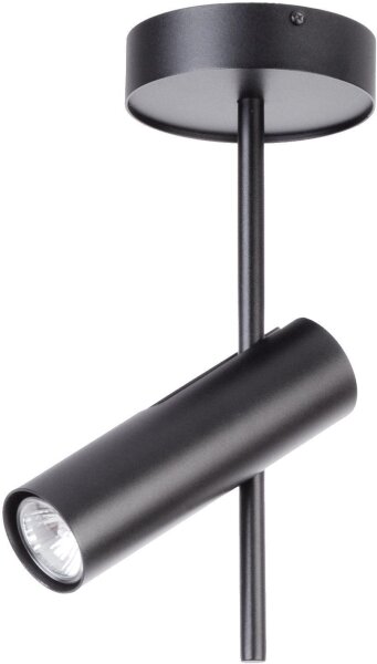 Deckenstrahler GU10 Schwarz Metall flexibel H:55 cm