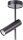 Deckenstrahler GU10 Schwarz Metall flexibel H:55 cm