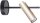 Verstellbarer Wandstrahler Gold Schwarz Metall B:28 cm