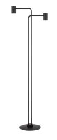 Schwarze Stehlampe Zylinder 162 cm E27 auffällig