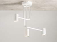 Plafonnier blanc métal GU10 3 flammes...