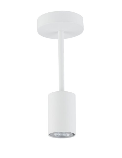 Petit plafonnier Métal Blanc Ø10 cm Éclairage