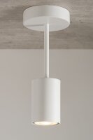 Petit plafonnier Métal Blanc Ø10 cm...