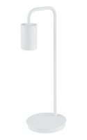 Weiße Tischlampe Metall Lesen 46 cm GU10...