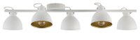 Lampe &agrave; suspendre industrielle blanc or...