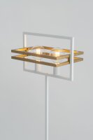 Große Stehlampe Weiß Gold Modern 162 cm...