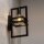 Kleine Wandlampe Metall Schwarz dekorativ E27 H:31 cm