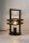 Lampe de table noire métal 32 cm petite lecture travail