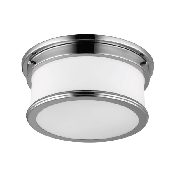 Lampe LED pour salle de bain Plafond IP44 rond verre anti-éblouissant Ø32cm