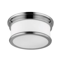 Lampe LED pour salle de bain Plafond IP44 rond verre...