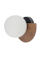 Applique en verre Bois Métal confortable L:21 cm...