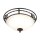 Deckenleuchte ANOUK Schwarz &Oslash;37cm 2xE27 Lampe