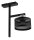 Plafonnier Noir Argent M&eacute;tal L:28 cm d&eacute;coratif