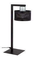 Lampe de table Métal Noir Argent Lire 45 cm...
