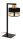 Blendarme lampe de chevet noir or m&eacute;tal E27 45 cm