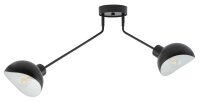 Gro&szlig;e Deckenleuchte Schwarz Wei&szlig; L:104 cm...