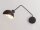 Applique Noir Blanc Métal H:30 cm E27 stylé