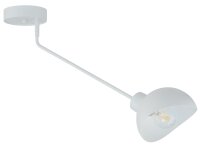 Wei&szlig;e Deckenlampe Metall stylisch E27 L:72 cm...