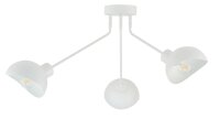 Plafonnier multi-flamme métal blanc E27 110 cm de...