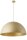 Goldene Pendelleuchte Loft E27 Metall &Oslash;90 cm rund