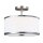 Deckenleuchte ILVY Chrom Wei&szlig; &Oslash;32cm Design Lampe