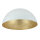 Metall Deckenleuchte Gold Weiß rund Ø70 cm E27 stylisch