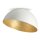 Deckenlampe Weiß Gold Metall L:90 cm E27 dekorativ