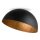 Plafonnier noir cuivre Loft m&eacute;tal E27 &Oslash;50 cm rond