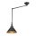 Deckenleuchte ISMENE in Bronze kürzbar Ø30cm Lampe